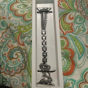 V-Moro Apple Watch Silver Chain Bracelet watch band